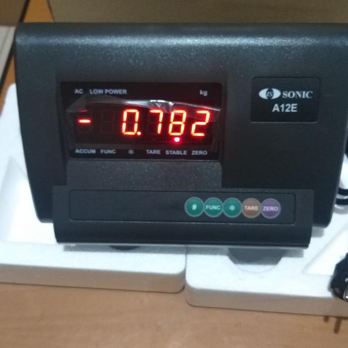 SONIC Timbangan Duduk Digital A12E 200Kg/ TIMBANGAN DUDUK TIMBANGAN BARANG TIMBANGAN SEMBAKO 200 KG