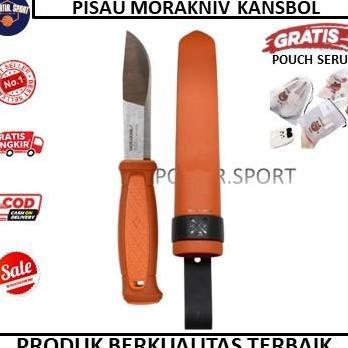 Handiknastujuh - pisau lipat gunung - pisau morakniv kansbol stainless steel - survival