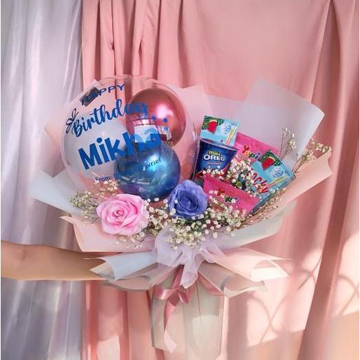 GRADUATION BOUQUET ULANG TAHUN BUKET SNACK BUKET BALON BUKET BUNGA