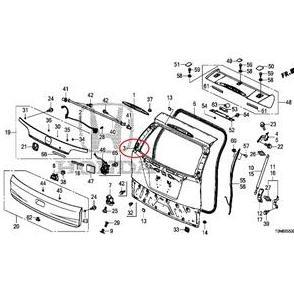 Tailgate / Pintu Bagasi CRV 2013-2015 Original