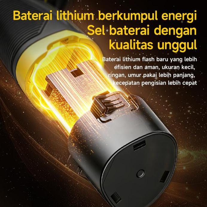 JAPER Mesin Bor Baterai Impact Set Bor Listrik Kotak Peralatan  Multifungsi Bor Set baterai