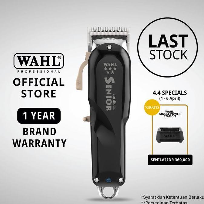 SISIMANG_BENANG - WAHL PROFESSIONAL 5 STAR SENIOR CORDLESS HAIR CLIPPER - ALAT CUKUR, ALAT CUKUR RAM