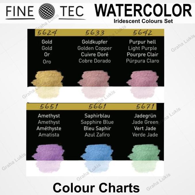 Finetec Iridescent Colours F5600 set 6