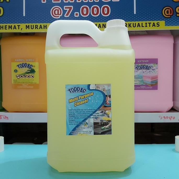 MULTI PURPOSE CLEANER PEMBERSIH DAPUR MEJA 5 LITER TOPPAS - BPOM