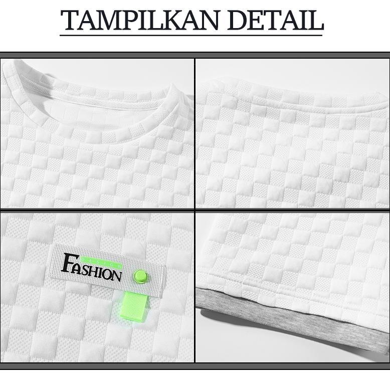 NEW! Baju 1 Set Pria Baju Set Oversize Korean style pria baju setelan dewasa kaos pria terbaru celan