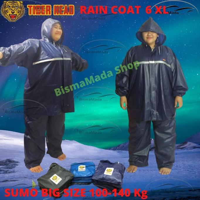 Mantel Jas Hujan JUMBO 6XL 6XL Tiger Head Big Size Besar Xxxxxxl
