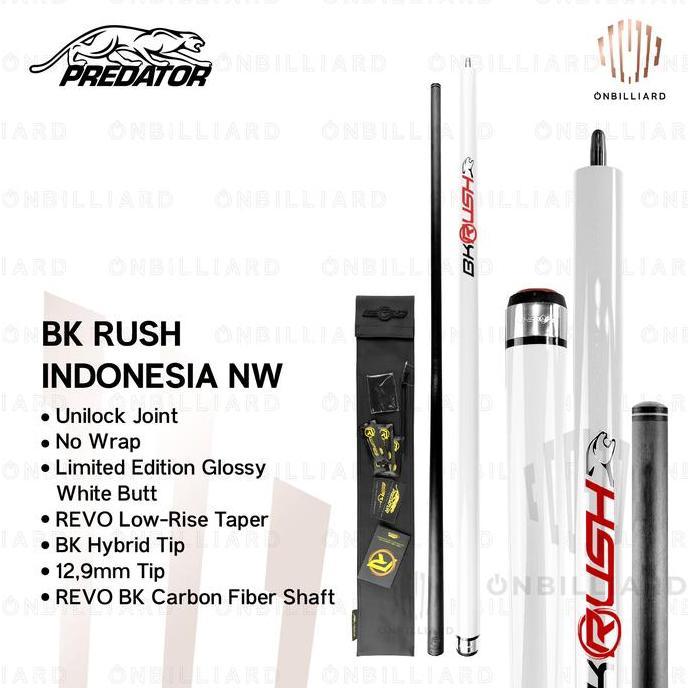 PREDATOR BK RUSH SW NW Pink & Star Vietnam & Neon & Night Claw Break Cue Billiard BK RUSH