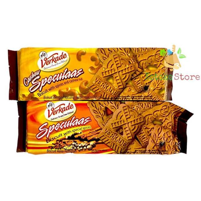 Biskuit Verkade Speculaas Cashew/ Verkade Speculaas Kacang Mede Rempah