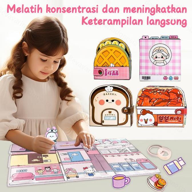 Zena_groupabadi - Bevavar Mainan Edukasi Buku Tenang Buku Sibuk Buku Bermain Buku Karakter Buku Akti