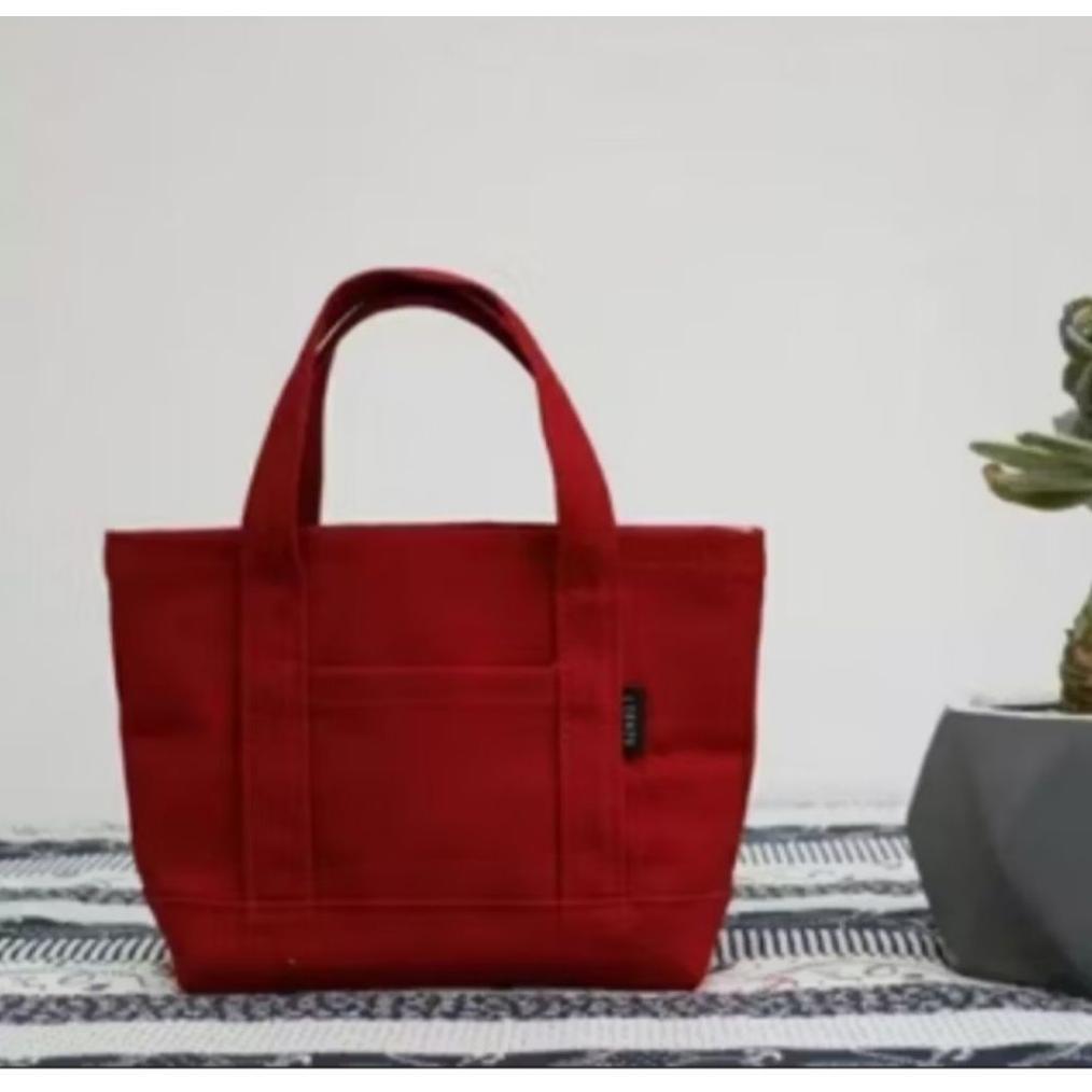 Unik Tote Bag Wanita Totebag Kanvas Polos Mini Tas Bahu Wanita Remaja Kekinian