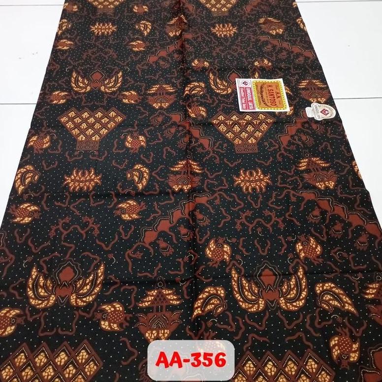 Kain Batik H Santoso Aa Unggul Jaya | Batik Sogan Motif Sidomulyo Parang Kusumo Mukti Ready
