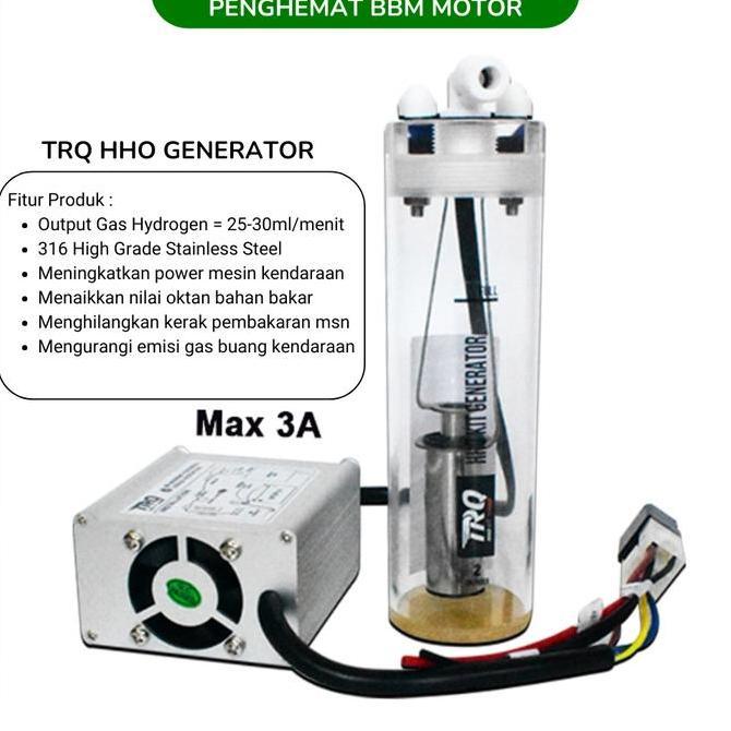 KOLANAME Mesin Turbo HHO Generator Penghemat BBM untuk Motor PROTOK