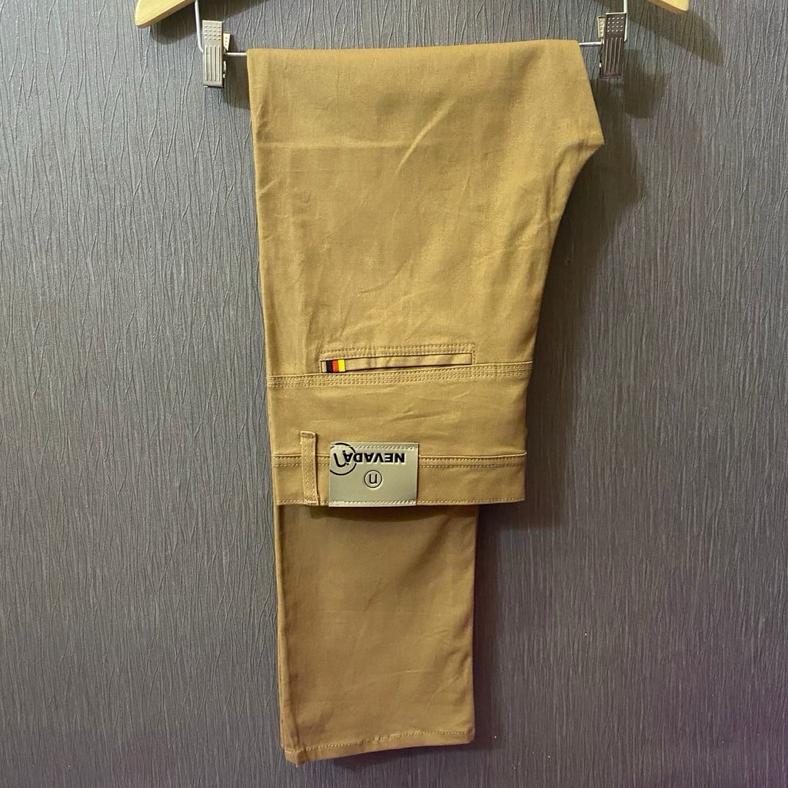 CUCI GUDANG NEVADA Celana Chino Panjang pria dewasa Bahan melar Premium Distro Kerja Harian Slimfit
