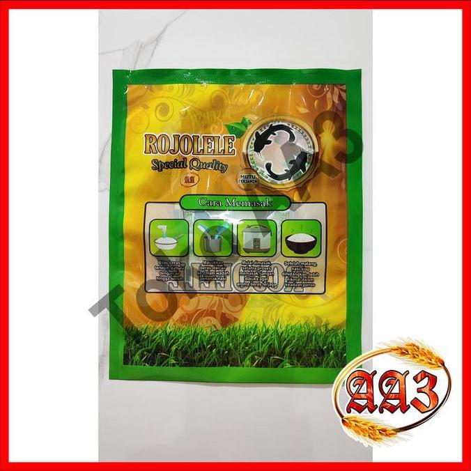 tokokarungaa3 Karung beras plastik laminasi merek Rojolele 1kg (Per 10 lembar)