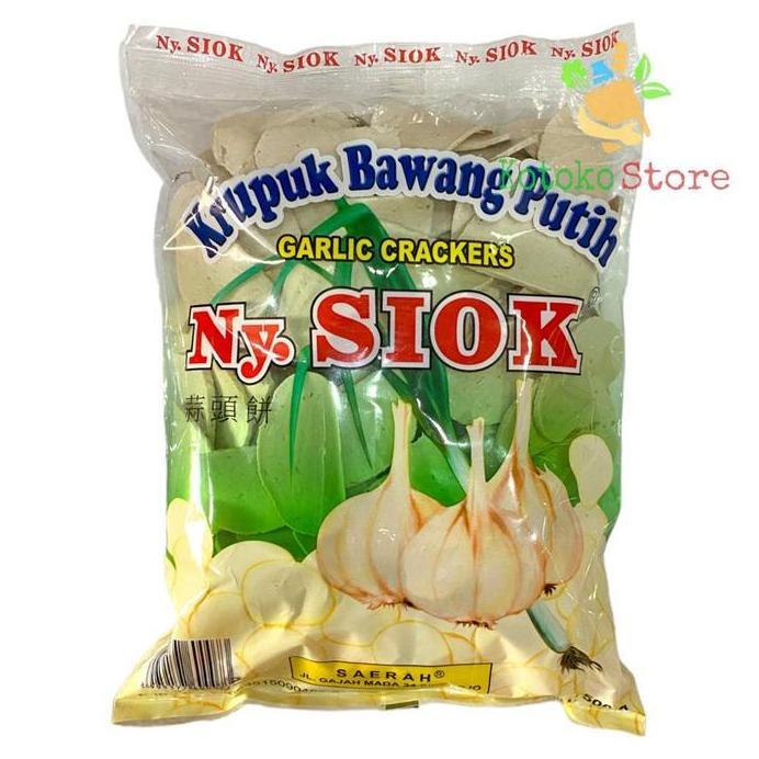 Kerupuk Bawang Putih Ny. Siok 500gr