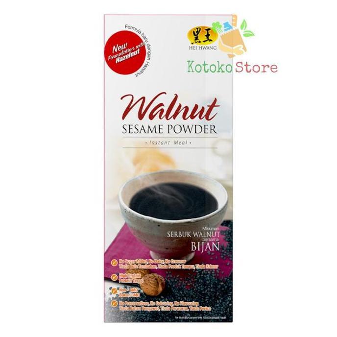 Hei Hwang Walnut Sesame Powder/ Minuman Serbuk Walnut Wijen 450gr