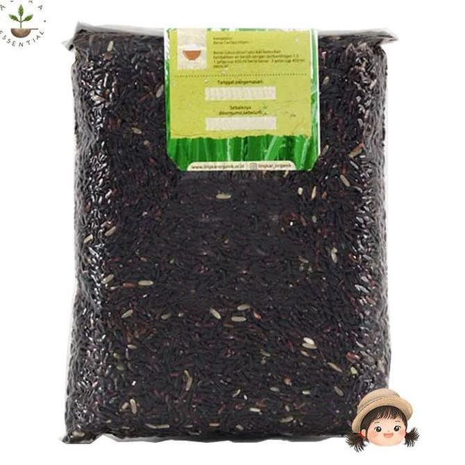 Lingkar Organik Beras Hitam 1 kg - Beras Hitam Organik