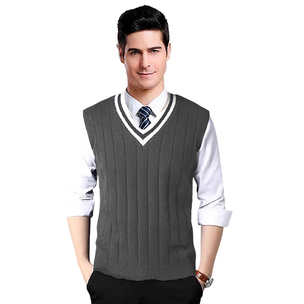 BIG PROMO ROMPI OLIVER Outer Vest Rompi Rajut Vest Korea Vneck List Dobel Oliver size S M L XL rompi