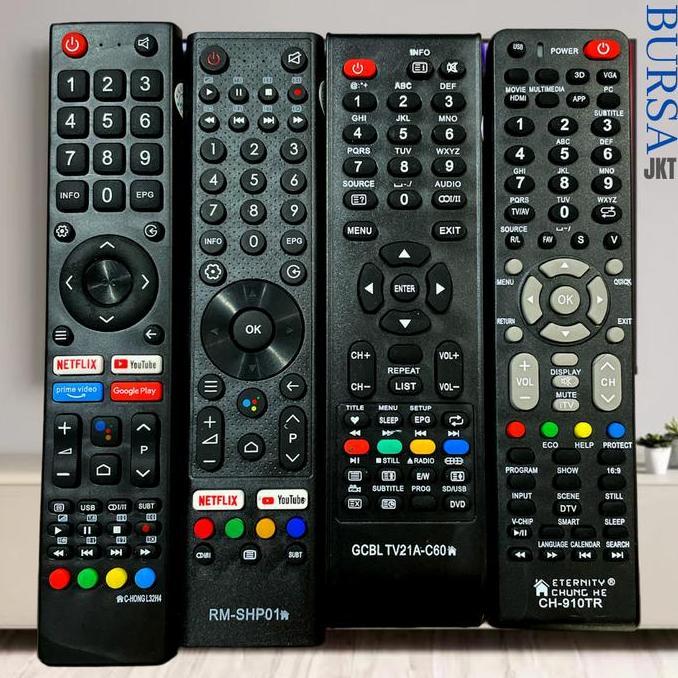 OVMIDEX REMOTE CHANGHONG CHIQ SMART TV ANDROID11 DIGITAL NETFLIX YOUTUBE