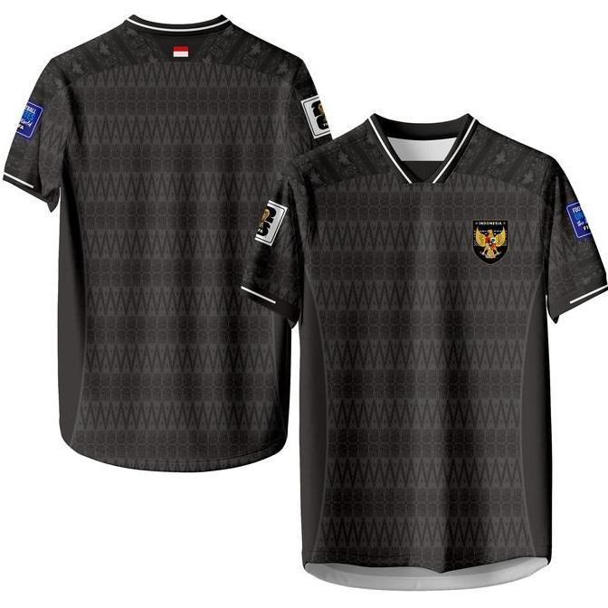 Jersey Timnas Indonesia Third Fantasy Black Full Printing