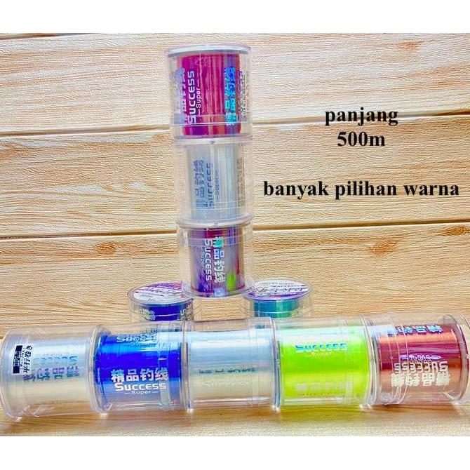 Senar Pancing Nylon 500M Senar Warna Warni