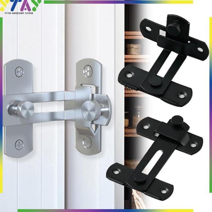 TENNIME Slot Pintu Jendela Stainless Steel/Slot Pintu Geser/90180 Stainless