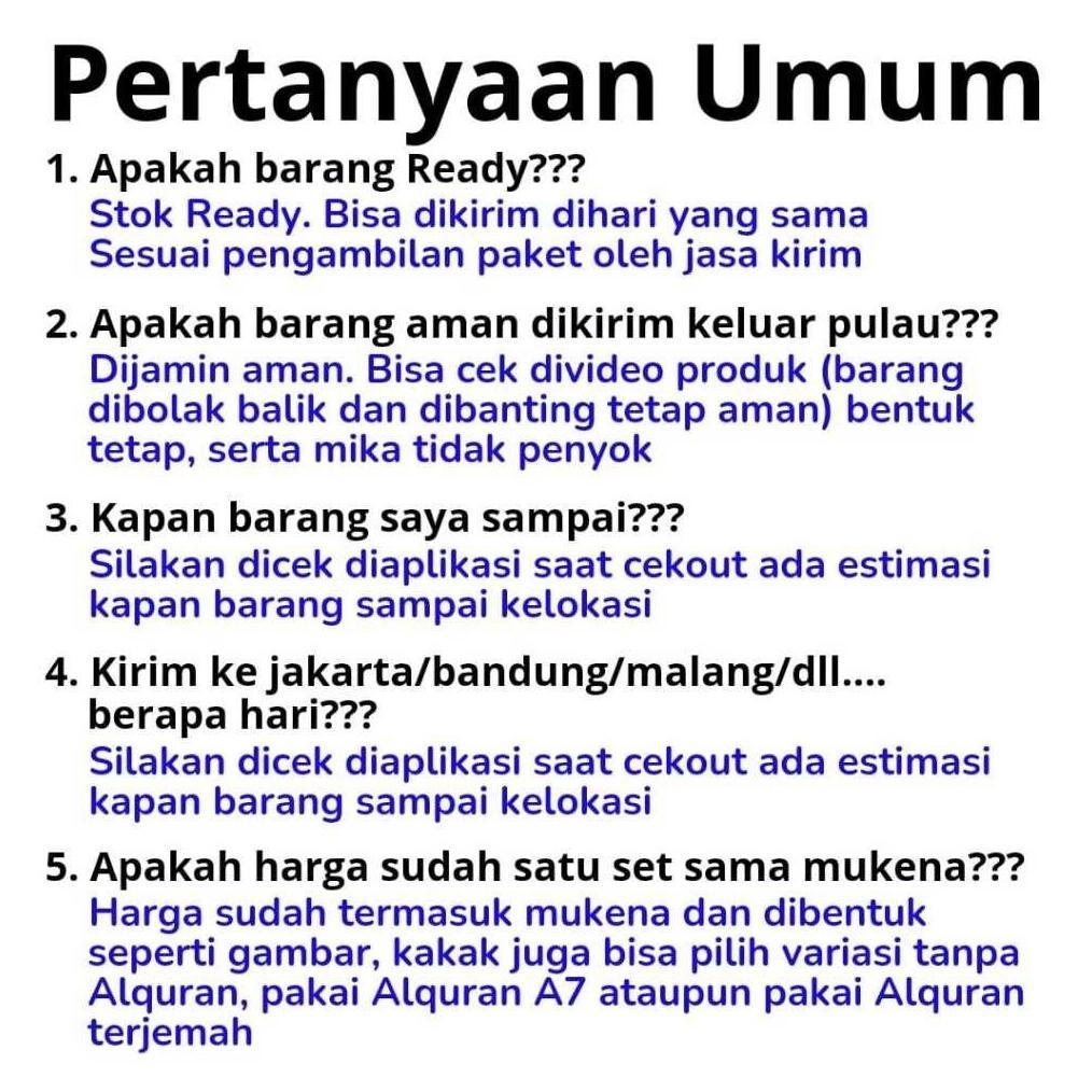 Free Ongkir Mukena Seserahan Pernikahan/ Seperangkat Alat Sholat/ Seperangkat Alat Sholat Mahar/ Sep