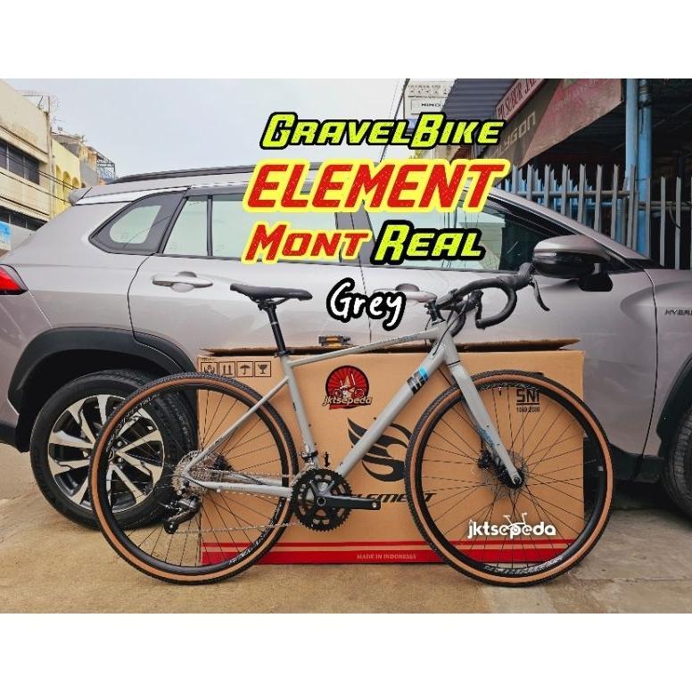 Sepeda GRAVEL BIKE ELEMENT MONTREAL Ready stock