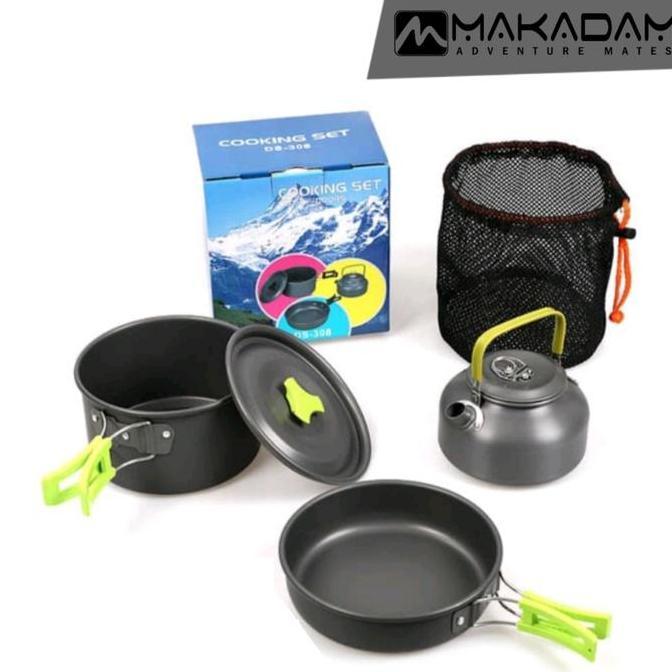 (Ready) Cooking Set Nesting Teko Camping Outdoor