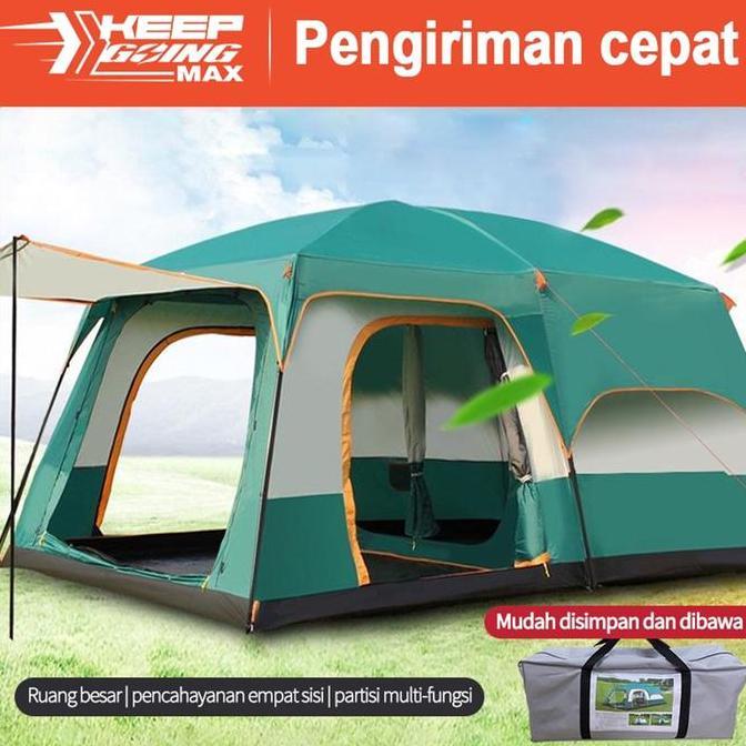 afilama_cord - Keep Going Max Tenda Camping 4-6 Orang/Portable Waterproof Camping Tent/Tenda berkema