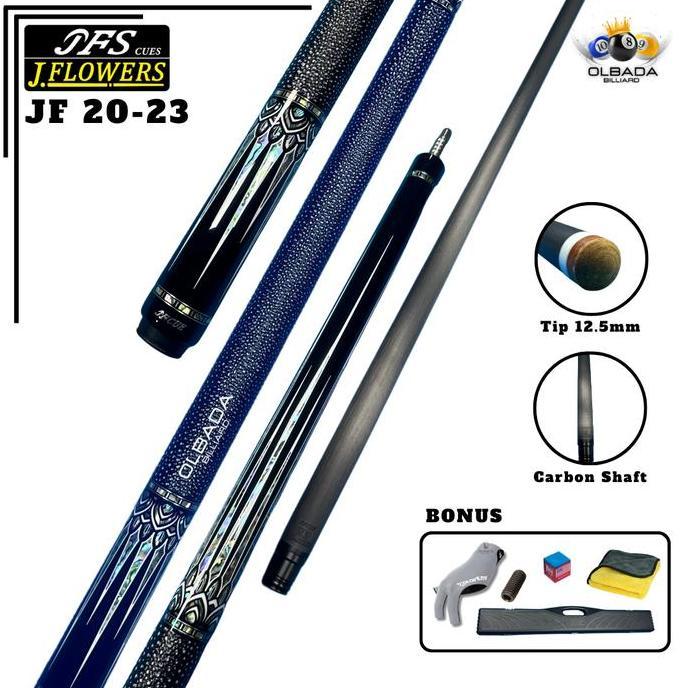 Stik Billiard JFlowers 20-23 / Billiard Ball / Stik Play Bilyar / Olahraga / Stick Billiard