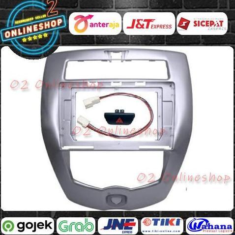 Frame Audio Nissan Livina 2013 10 Inch Frame Livina Old 10inch Silver