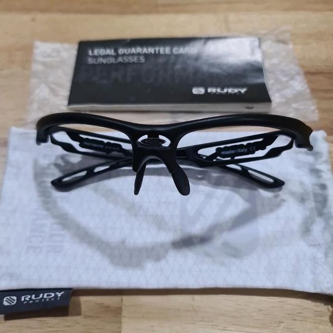 Rudy Project Frame Kacamata Seri Fotonyk Frame Black Matt Made in Italy Ringan dan Gagah