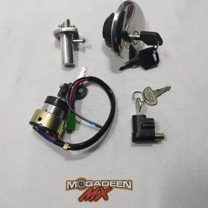 Kunci Set Suzuki TS 125 Non Original Termasuk Kunci Kontak Jok Stang & Tutup Tangki Siap Kirim