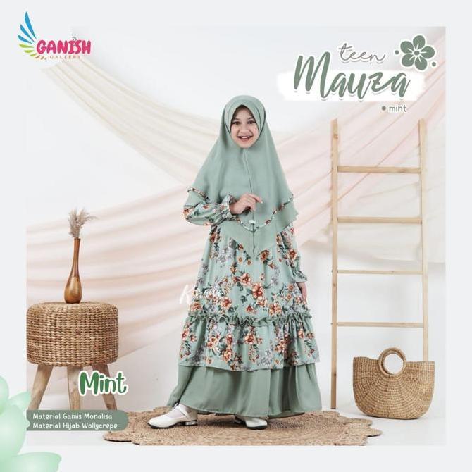 SALE GAMIS ANAK BAJU MUSLIM REMAJA PEREMPUAN SET HIJAB SYARI PREMIUM