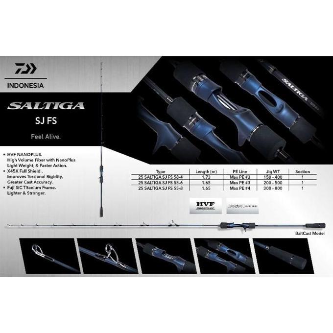 Rod Saltiga 2025 Sj Fs / Rod Saltiga Terbaru Solid Carbon