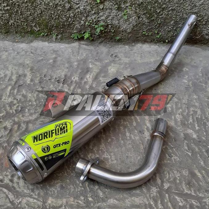Ready Knalpot Ori Norifumi GTX Pro Stainless Vega Jupiter Bebek Grasstrack murah