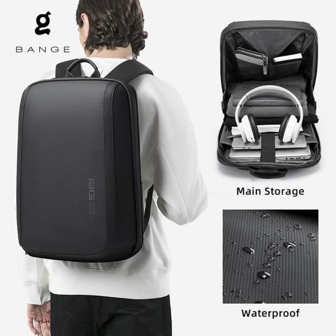 BANGE BG2809 Backpack Bag - Tas Ransel Laptop Pria 14 Inch