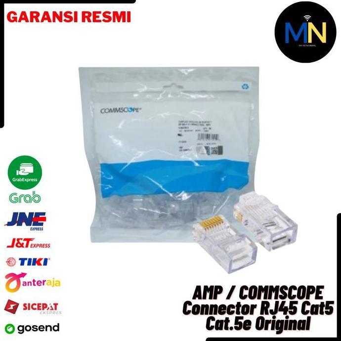 AMP Commscope Connector RJ45 Cat5 RJ-45 Cat.5e Original