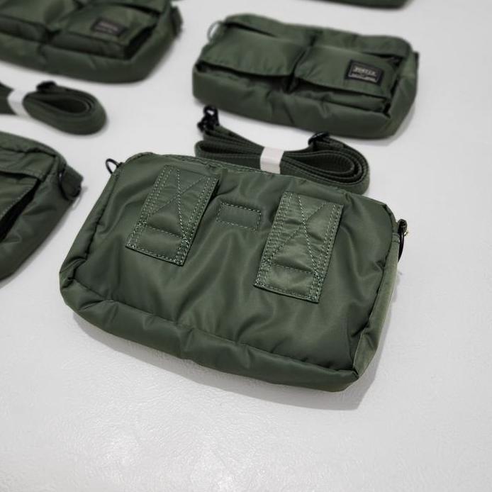 Porter Yoshida Tanker Shoulder Bag Sage Green XS