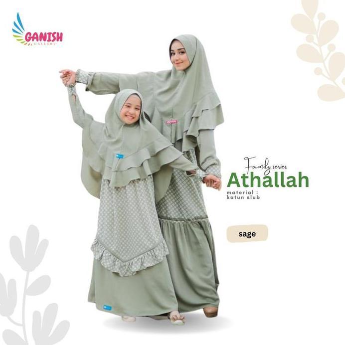 Gamis Anak Muslim Perempuan Syari Remaja Baju Lebaran Set Hijab