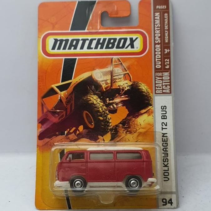ORIGINAL MATCHBOX VOLKSWAGEN T2 BUS RED