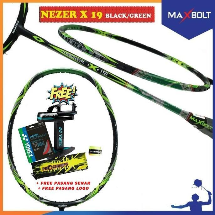 Maxbolt Nezer X 19 Raket Badminton Original