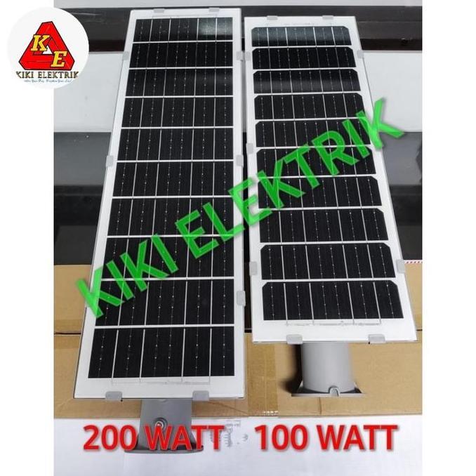Lampu PJU Solar Cell All In One ALUMINIUM VL9801 / PJU Tenaga Matahari