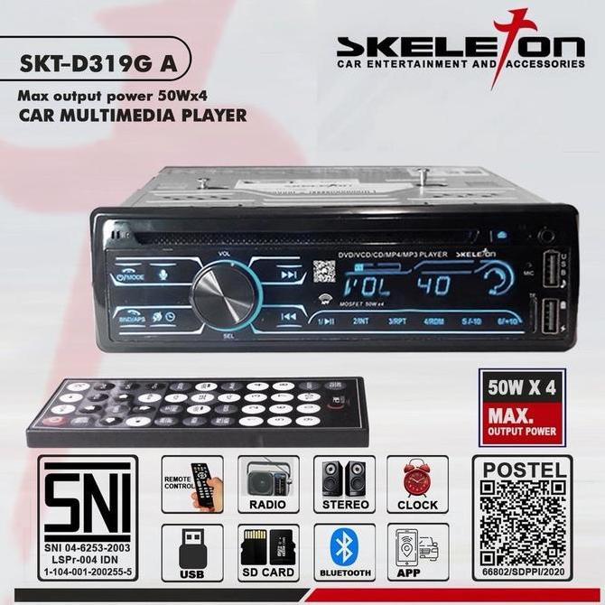 TAPE MOBIL SINGLE DVD SKELETON SKT-D319G