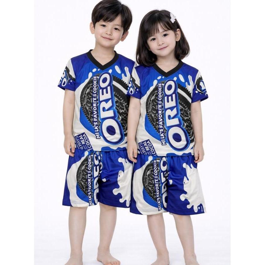 Setelan Baju Anak Cowok Dan Anak Cewek Untuk Usia 1-12 Tahun/Setelan Jersey Anak/Bahan Milano Dryfit