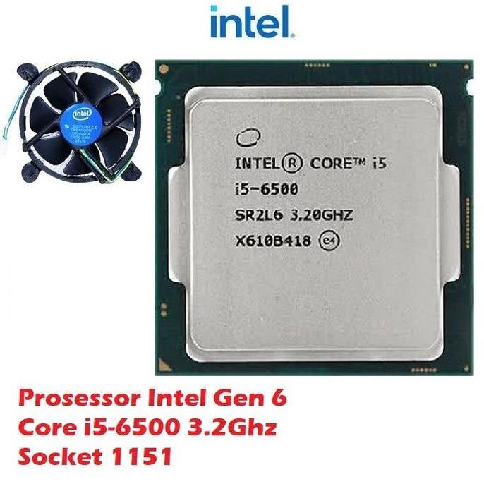 CPU KOMPUTER KANTOR INTEL GEN 6 RAM 8GB, SSD, SOCKET 1151 - CPU KOMPUTER CORE I3-6100 3.7G CPU KOMPU