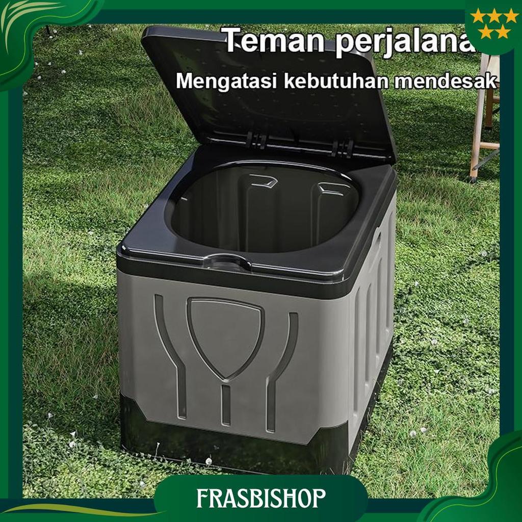 Mobile Toilet Lipat Luar Ruangan Duduk Portable Lansia Portable Toilet Pregnant Women Adult Plastic 