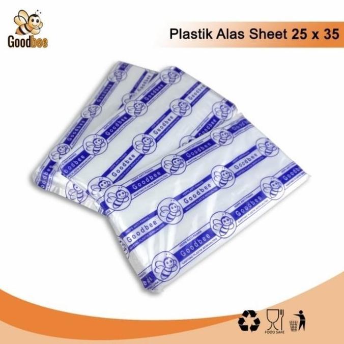 Goodbee hd sheet 25 x 35 cm - Plastik Alas Makanan Sheet 25x35cm - 4 PACK