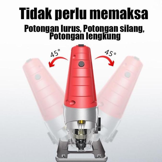 Sale Reaim Mesin Gergaji Jigsaw 450W Gergaji Listrik Gergaji Kayu Mesin Potong Besi   Mesin Potong K